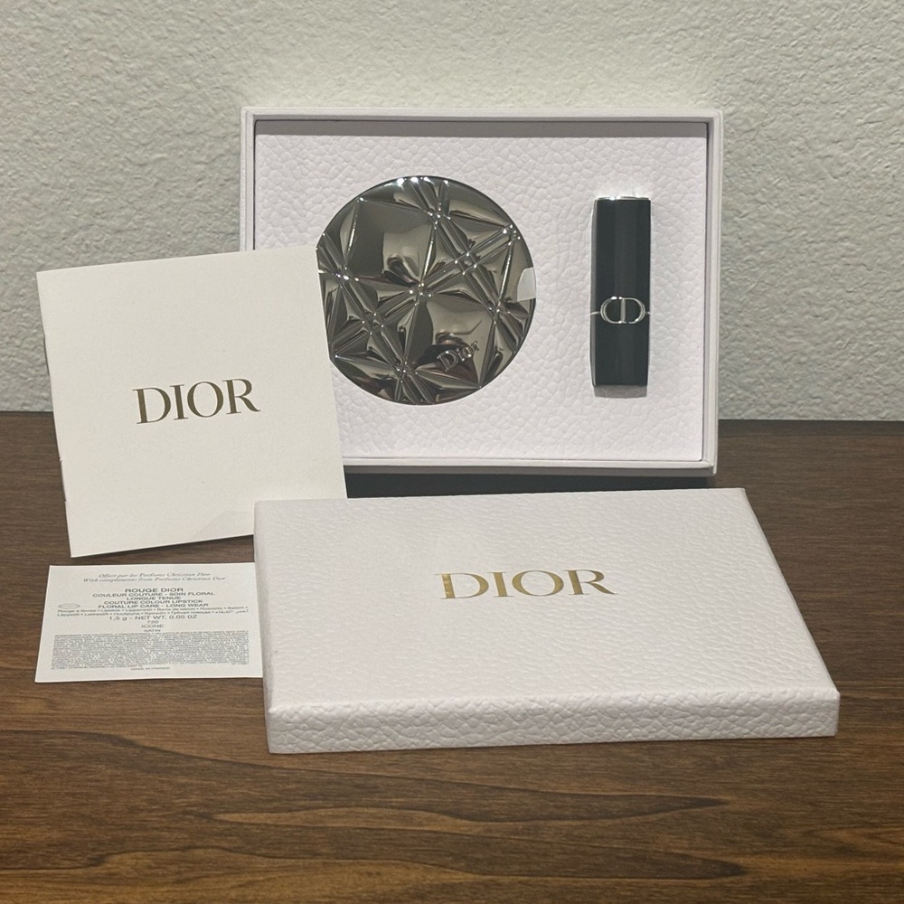 Dior Compact Mirror and Rouge Lipstick Set